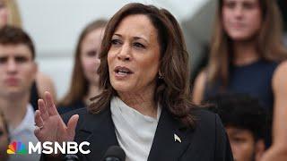 'This woman is about to save the party’: Harris rips into Trump as she becomes de facto nominee