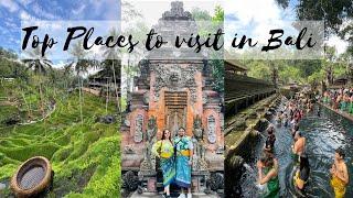  TOP PLACES TO VISIT IN BALI || ULTIMATE BALI TRAVEL GUIDE || BALI TOURIST PLACES