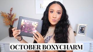 October Boxycharm 2021 unboxing + try on/first impressions | is boxycharm worth it?