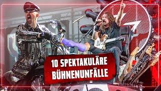 10 spektakuläre Bühnenunfälle