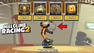 Hill Climb Racing 2 - New Mastery MONOWHEEL Unlocked and Fully Upgraded GamePlay