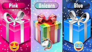 Choose Your Gift...! Pink, Unicorn or Blue  How Lucky Are You?  | Quiz ThingsFromMars