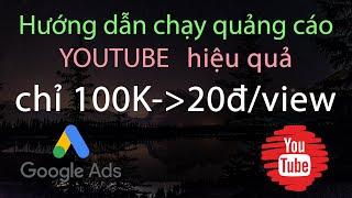 Cách chạy quảng cáo youtube 2022