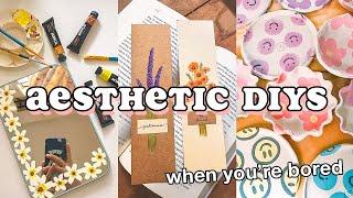easy and aesthetic tiktok DIYs  *DIY bookmark, clay vase & more*