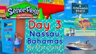 Carnival Sunshine | Day 3 | Nassau, Bahamas | Pirate Museum | Señor Frog’s | Mega Deck Party