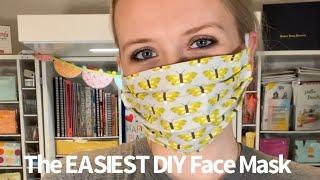 The Easiest DIY Fabric Face Mask