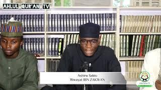 Musaffar Qira'at. Riwayat IBN ZAKWAN. Ashiru Sabiu. Yusuf Maitama Sule Uni. Mosq.