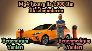 Mg4 Luxury ile 1.000 km ilk izlenimlerim. Beğendiğim ve beğenmediğim yanları.