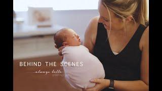 Behind The Scenes of a Newborn Photography Session