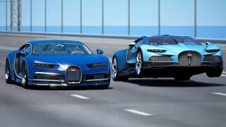 10,000 HP!!! Bugatti Tourbillion vs Bugatti Chiron | DRAG & TRACK RACE