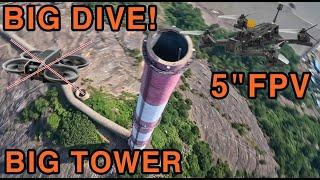 DJI AVATA2로 할수 없는 BIG TOWER! BIG DIVE!  5인치 FPV Drone Freestyle 빅타워 다이브! / GOPRO11