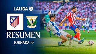  RESUMEN Atlético de Madrid 3 -1 CD Leganés  | J10 | LALIGA