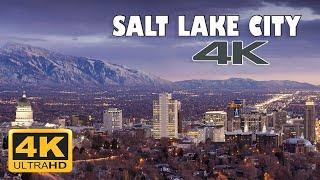 Salt Lake City, Utah, USA  | 4K Drone Footage