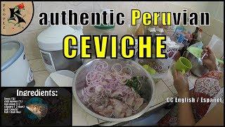 How to Make CEVICHE (A Fish Dish) Homemade in PERU!  | Koaw Nature