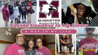 College Move In Vlog 2024: McMaster University | Saying Goodbye To My Sister