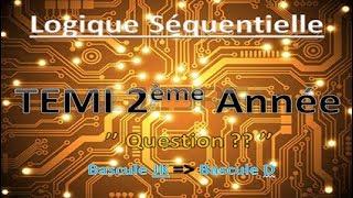 15-Logique Séquentielle ( TEMI + ESA ) ,,, Un Question (Bascule JK = Bascule D) ?!! // Darija