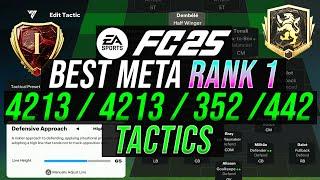 FC 25 - BEST RANK 1 META TACTICS *POST PATCH* AND FORMATIONS - FULL SETUP - 4213 / 442 / 352 / 4231