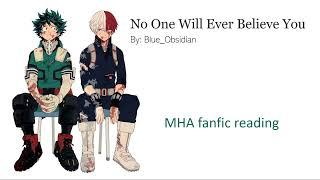 No One Will Ever Believe You MHA BNHA podfic - fanfiction reading