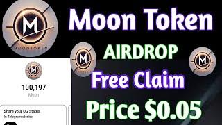 Moon Token s Airdrop Free Claim Listing Price $0 05 Don't Miss