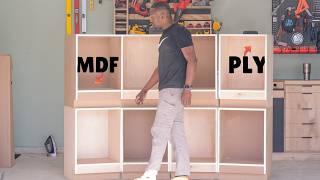 Building cabinets with MDF a good idea?