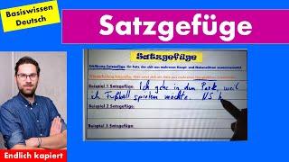 Das Satzgefüge | Hauptsatz und Nebensatz | Deutsche Grammatik