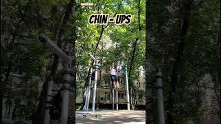 Chin ups Подтягивания обратным хватом #chinups #calisthenics