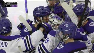 Holy Cross Eliminates AIC With Stunning Goal In First Minute Of Overtime In Quarterfinal Game 3