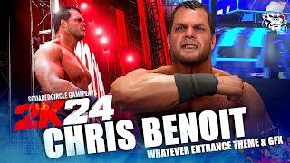 WWE 2K24 Chris Benoit w/ Whatever Entrance Theme | New WWE 2K24 Mods