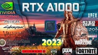 *NVIDIA RTX A1000 in 30 GAMES       | 2023