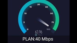 Airtel broadband 40 Mbps speed test with plans and prices