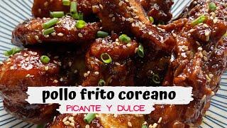 Pollo frito coreano picante | Cómo hacer Dakgangjeong ️️