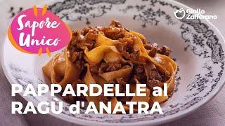 PAPPARDELLE al RAGÙ d'ANATRA️ CASERECCE e SAPORITISSIME!