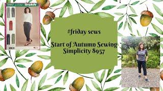 #fridaysews Autumn sewing has begun! SIMPLICITY 8957