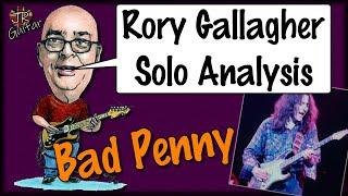 Rory Gallagher Solo Analysis - Bad Penny