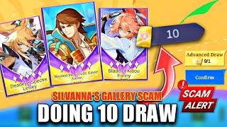 DOING 10X DRAW FOR RARE CARDS | MOBILE LEGENDS SILVANA'S GALLERY SCAM