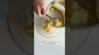 How to make sourdough banana bread #bananabread #bakingtips #sourdough