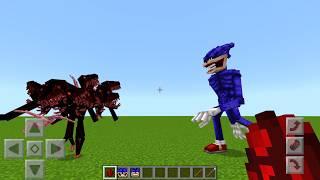 Every Shin Sonic vs Mutant Queen Dweller Mod ADDON UPDATE in MINECRAFT PE