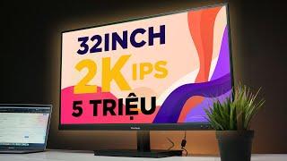 Màn hình 2K 32inch giá siêu rẻ! Đánh giá màn hình ViewSonic VA3209-2K