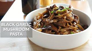 Black Garlic Mushroom Pasta Recipe