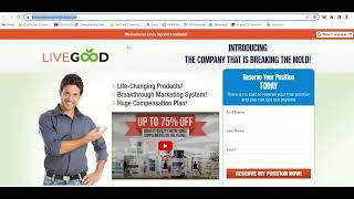 How to Register with LiveGood - Steps to Register with Live Good