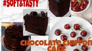 Chocolate Chiffon Cake #soft&tasty