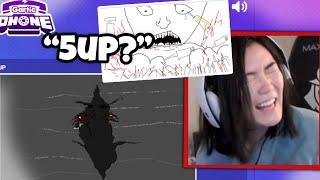 5up Has a Scary Mind Sometimes | Hafu Gartic Phone