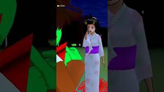 Hantu monster Bhoot Ghost YutaSakura School Simulator Horror Ding Dong #shorts #viral #sojamere