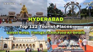 Hyderabad Tour Plan || Top 122 Tourist Places || Low Budget,Rooms,Ticket,Timings All Details || TG