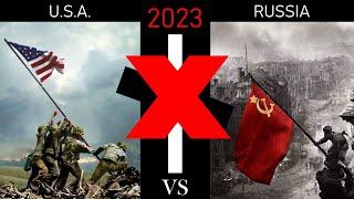 USA vs Russia Military Power Comparison 2023 | Xversus Military