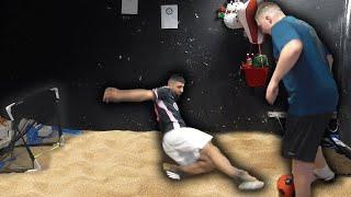 BEACH FUßBALL im STUDIO mit AGRESSIONEN | Jordan & Semih