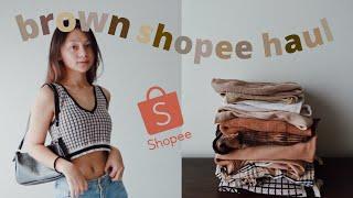 Brown Shopee Try-On Haul 2021 || Michelle G.