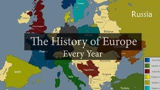 The History of Europe [2600 BC - 2020 AD] Every year