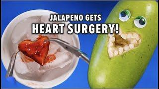 Emergency #FruitSurgery! Jalapeño gets a new heart! #DiscountDentist Ep 138 #Shorts