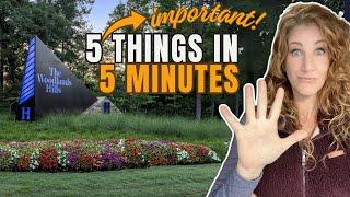 FAQ: The Woodlands Hills Texas in 5 Minutes! | Best Houston Suburbs | #CandisInTexas